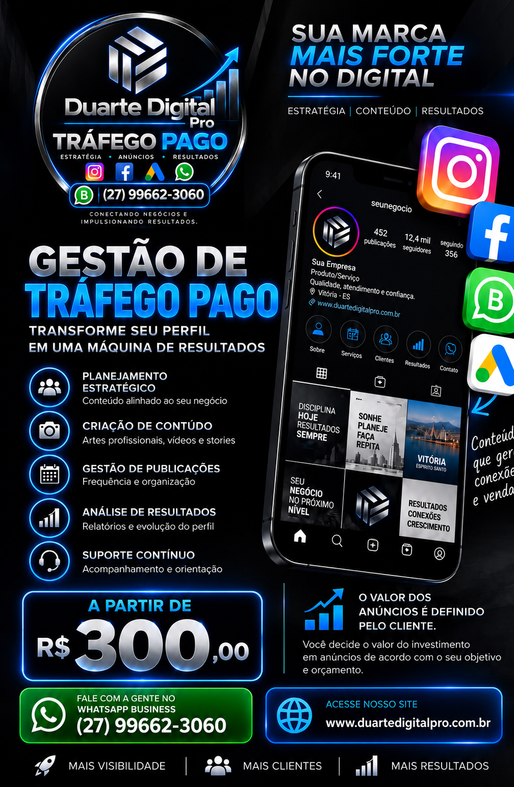 Gestão de Tráfego Pago Duarte Digital Pro — arte 3