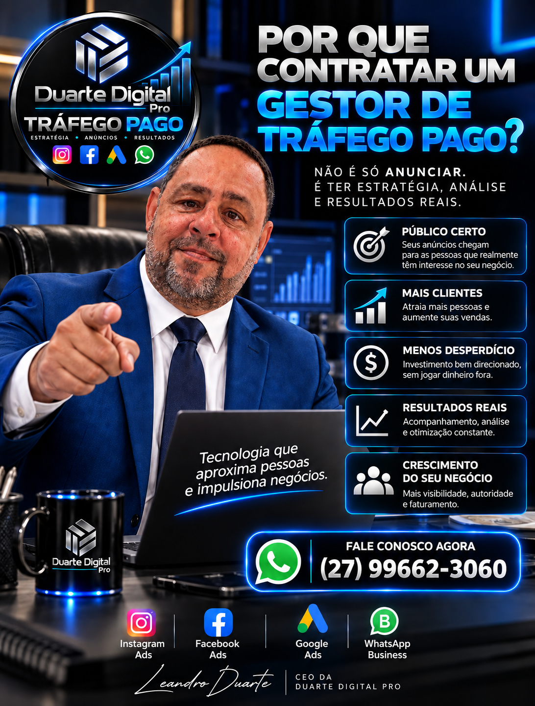 Gestão de Tráfego Pago Duarte Digital Pro — arte 2